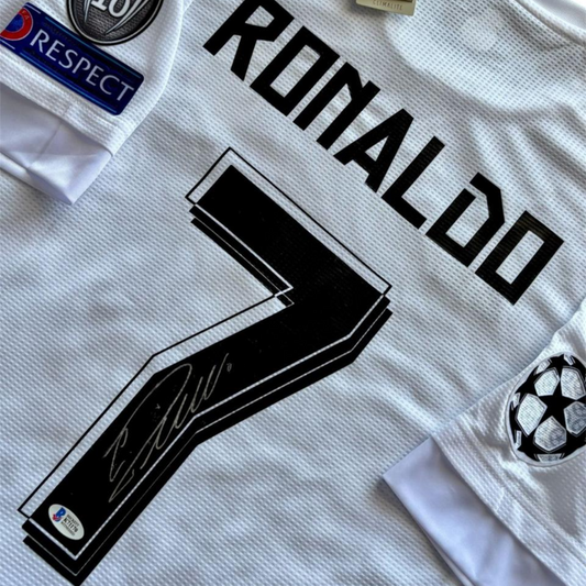 Jersey Autografiada por Cristiando Ronaldo con Certificado de Autenticidad